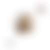 X2 cabochons chat 12mm