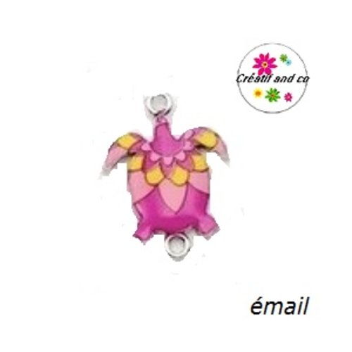 Connecteur tortue émail 25mm