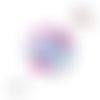 X2 cabochons plumes 12mm
