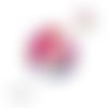 X2 cabochons plumes 12mm