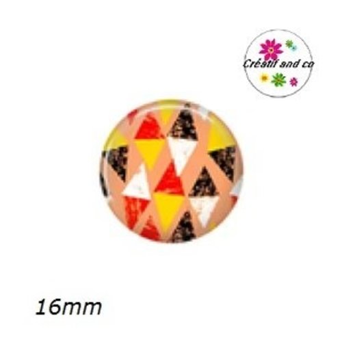 X2 cabochons à motif 16mm