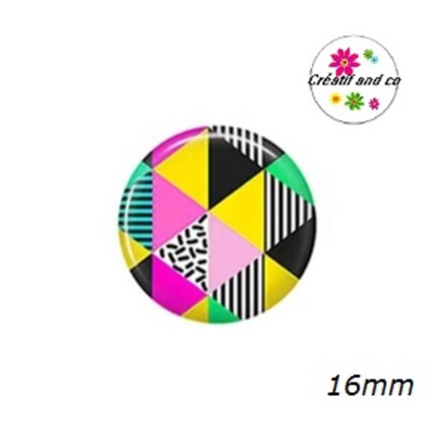 X2 cabochons à motif 16mm
