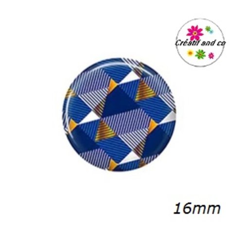 X2 cabochons à motif 16mm
