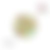 X2 cabochons fleuris 12mm