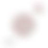 X2 cabochons fleuris 12mm