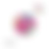 X2 cabochons fleuris 12mm