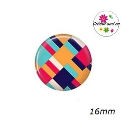 Cabochon à motif 16mm