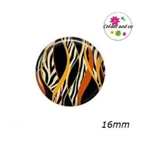 Cabochon à motif 16mm