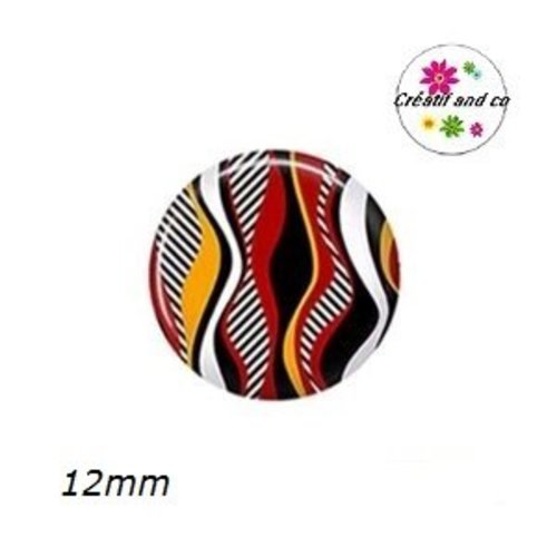 Cabochon à motif 12mm