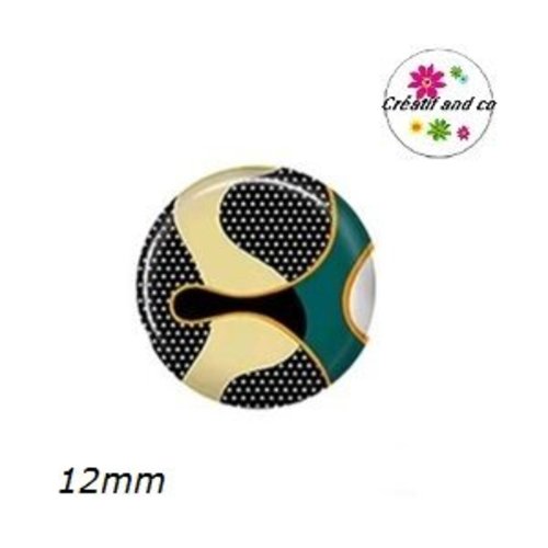 Cabochon à motif 12mm