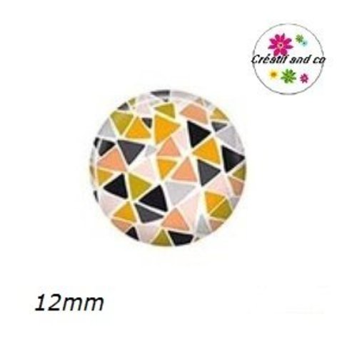 Cabochon à motif 12mm