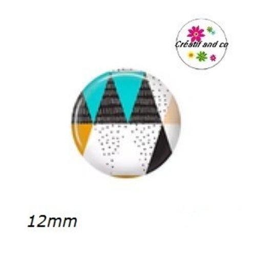 Cabochon à motif 12mm