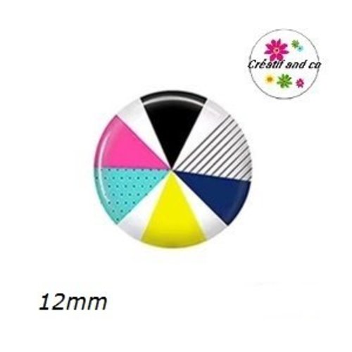 Cabochon à motif 12mm