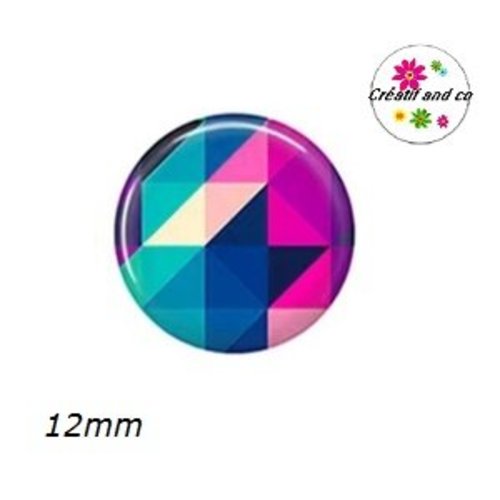 Cabochon à motif 12mm