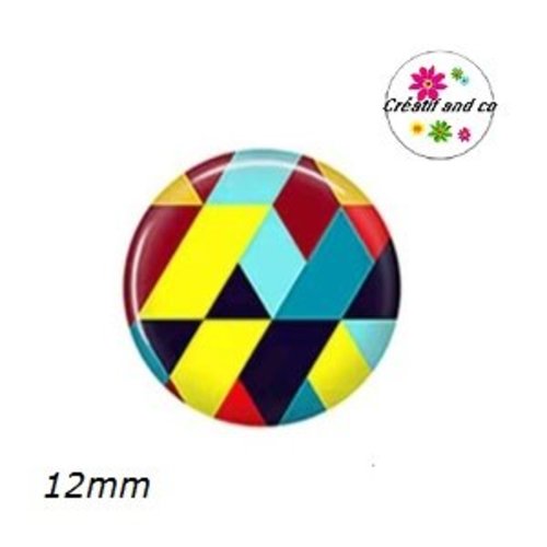 Cabochon à motif 12mm