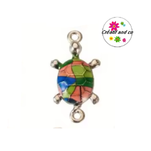 Connecteur tortue émail 26mm