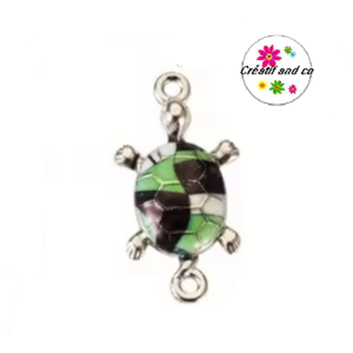 Connecteur tortue émail 26mm