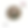 Bouton café motif tulipe