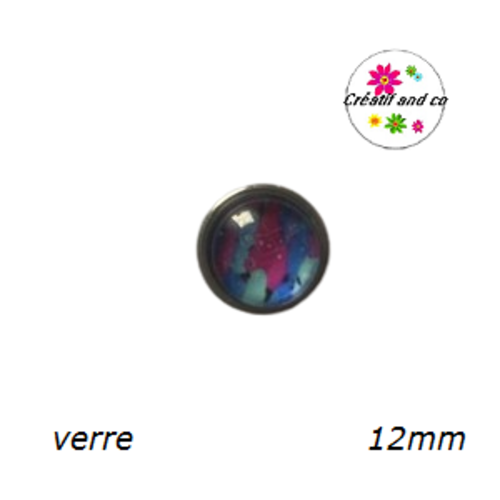Bouton pression plume 12mm