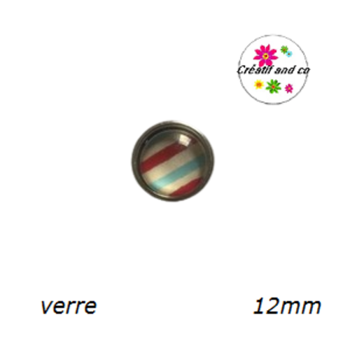 Bouton pression à motif 12mm