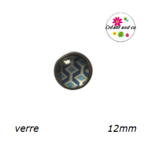 Bouton pression à motif 12mm