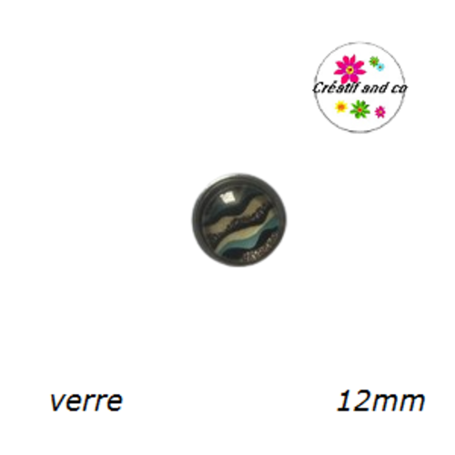 Bouton pression à motif 12mm