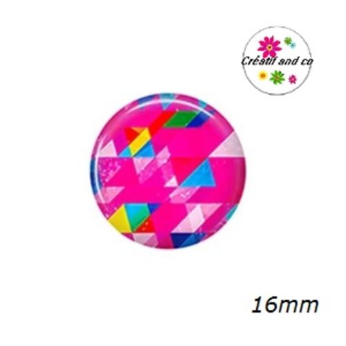 X2 cabochons à motif 16mm