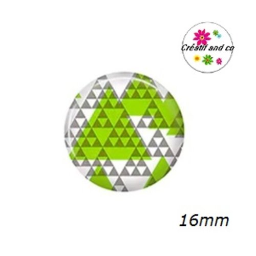 X2 cabochons à motif 16mm