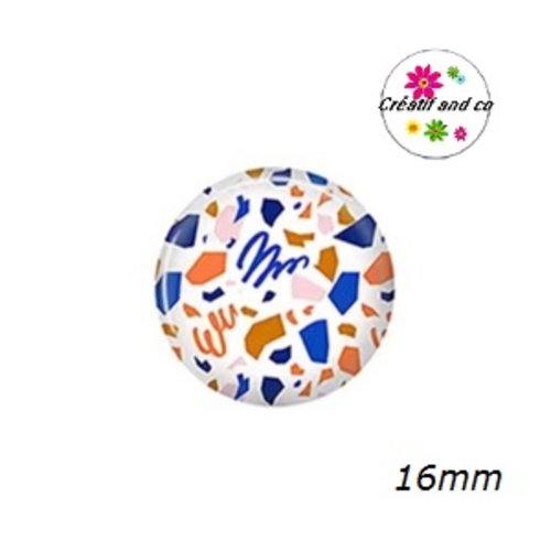 X2 cabochons à motif 16mm