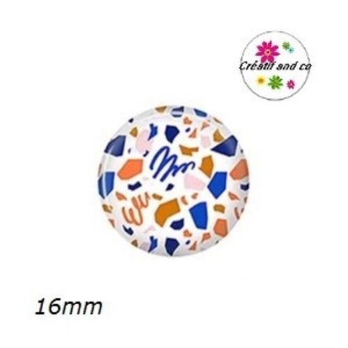X2 cabochons à motif 16mm