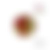 X2 cabochons feuilles 16mm