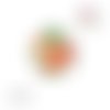 X2 cabochons fruit 12mm