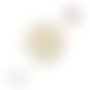 X2 cabochons fleuris 12mm