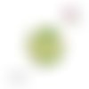 X2 cabochons feuille 12mm