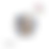 X2 cabochons feuille 12mm