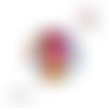 X2 cabochons feuille 12mm