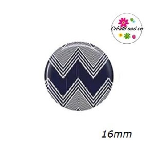 X2 cabochons à motif 12mm