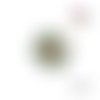 X2 cabochons fleuris 16mm