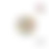 X2 cabochons fleuris 16mm