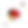 X2 cabochons feuilles 12mm