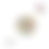 X2 cabochons fleuris 12mm