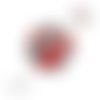 X2 cabochons fleuris 12mm