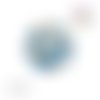 X2 cabochons fleuris 12mm
