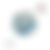X2 cabochons fleuris 10mm