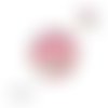 X2 cabochons fleuris 12mm