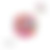 X2 cabochons fleuris 12mm