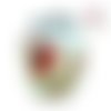 Breloque globe oculaire dans bocal  27mm