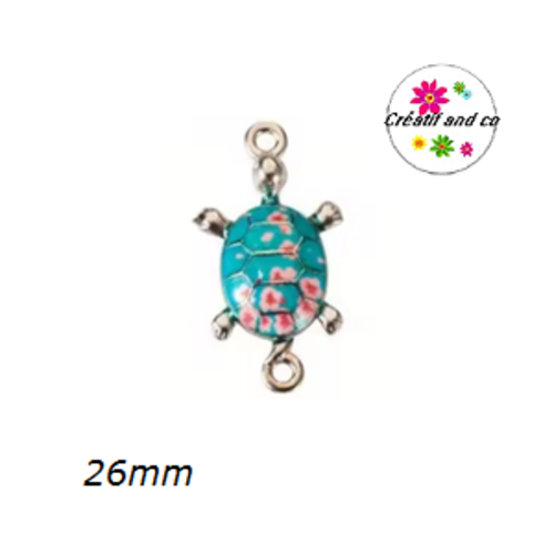 Connecteur tortue émail 26mm