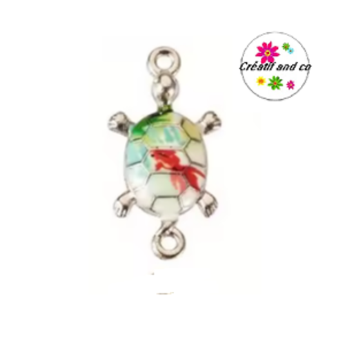 Connecteur tortue émail 26mm
