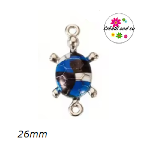 Connecteur tortue émail 26mm